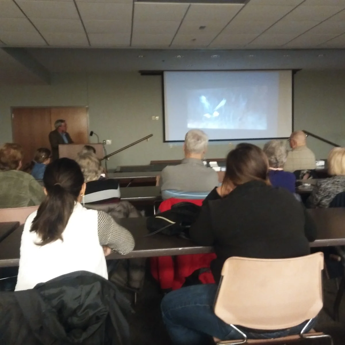 Mike Martin, from Arkansas gave a presentation on his trip to Haines Alaska, shooting Eagles.