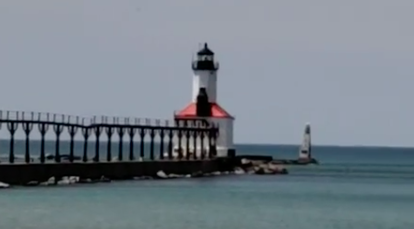 Lighthouse in Michigan City