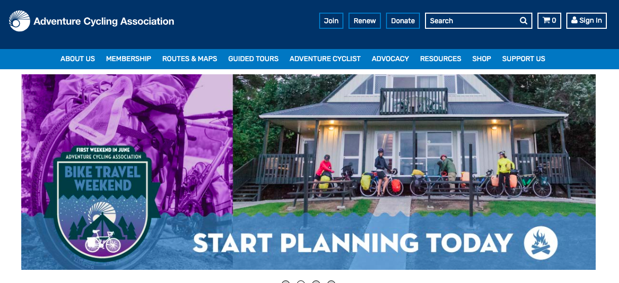Adventure Cycling Association's mission is to inspire and empower people to travel by bicycle. Established in 1973 as Bikecentennial , we are the premier bicycle-travel organization in North America with more than 40 years of experience and 52,000 members.