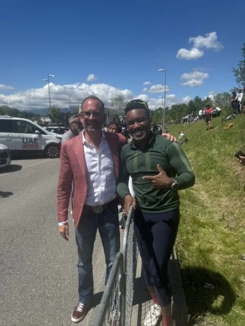 Got to chat with Jonathan Vaughters