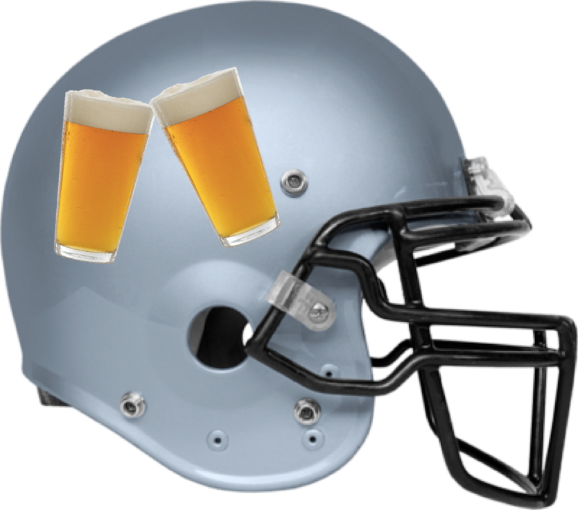 fantasy football helmet beer 4 Bottle Trophy 12.5 inches / Weight Football Helmet Clip Art at