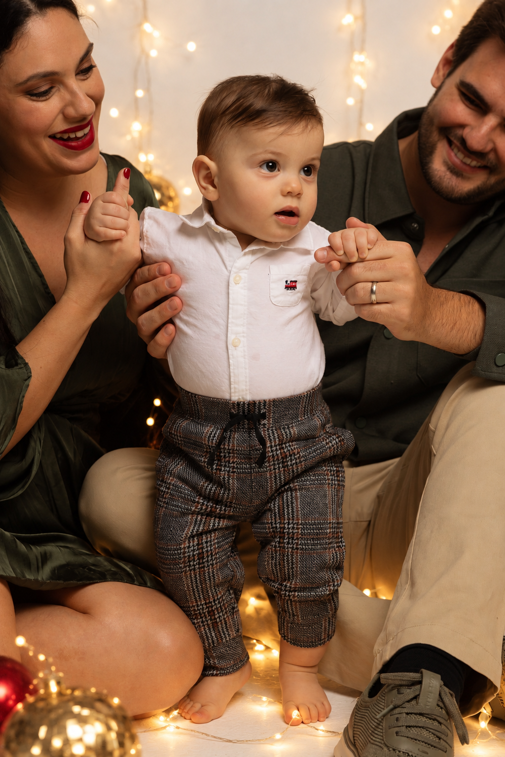 Cozy Family Christmas Portrait Holiday Sarasota