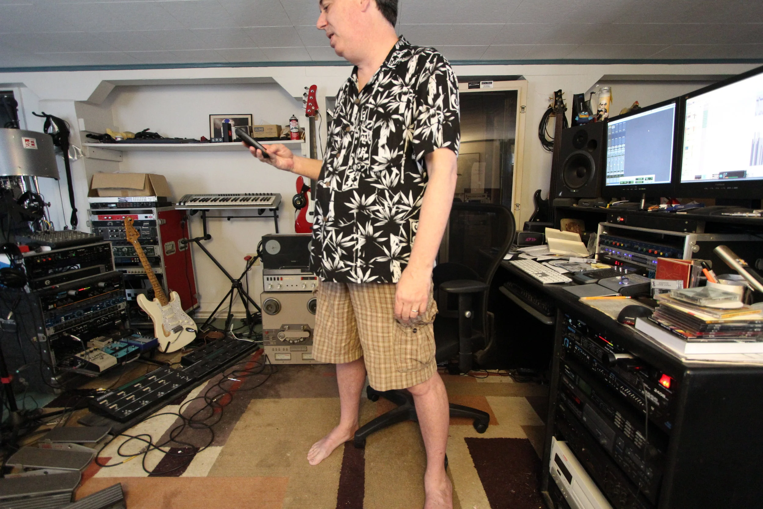 Mike Hog Studio w: phone.JPG