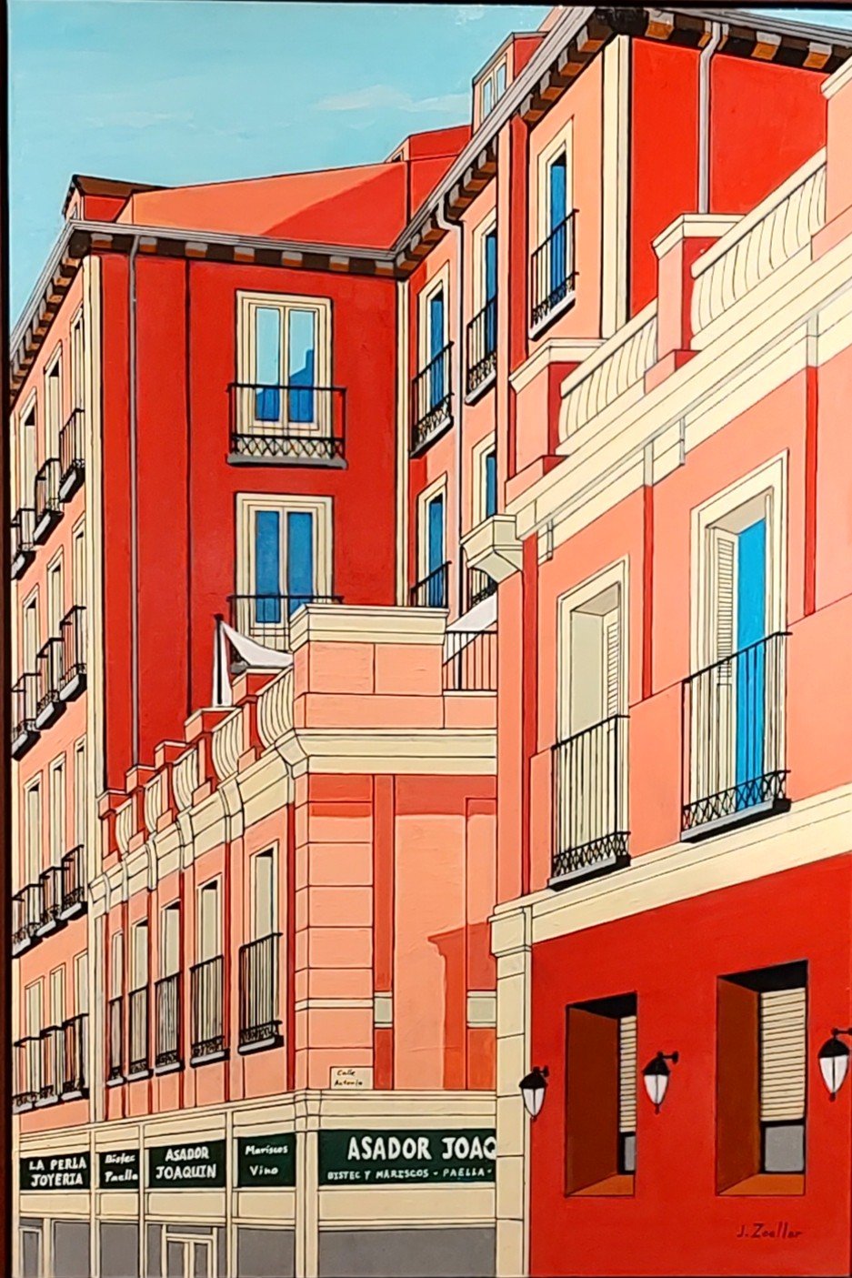 "Madrid Morning" 24X36 Acrylic on MDF Board $650