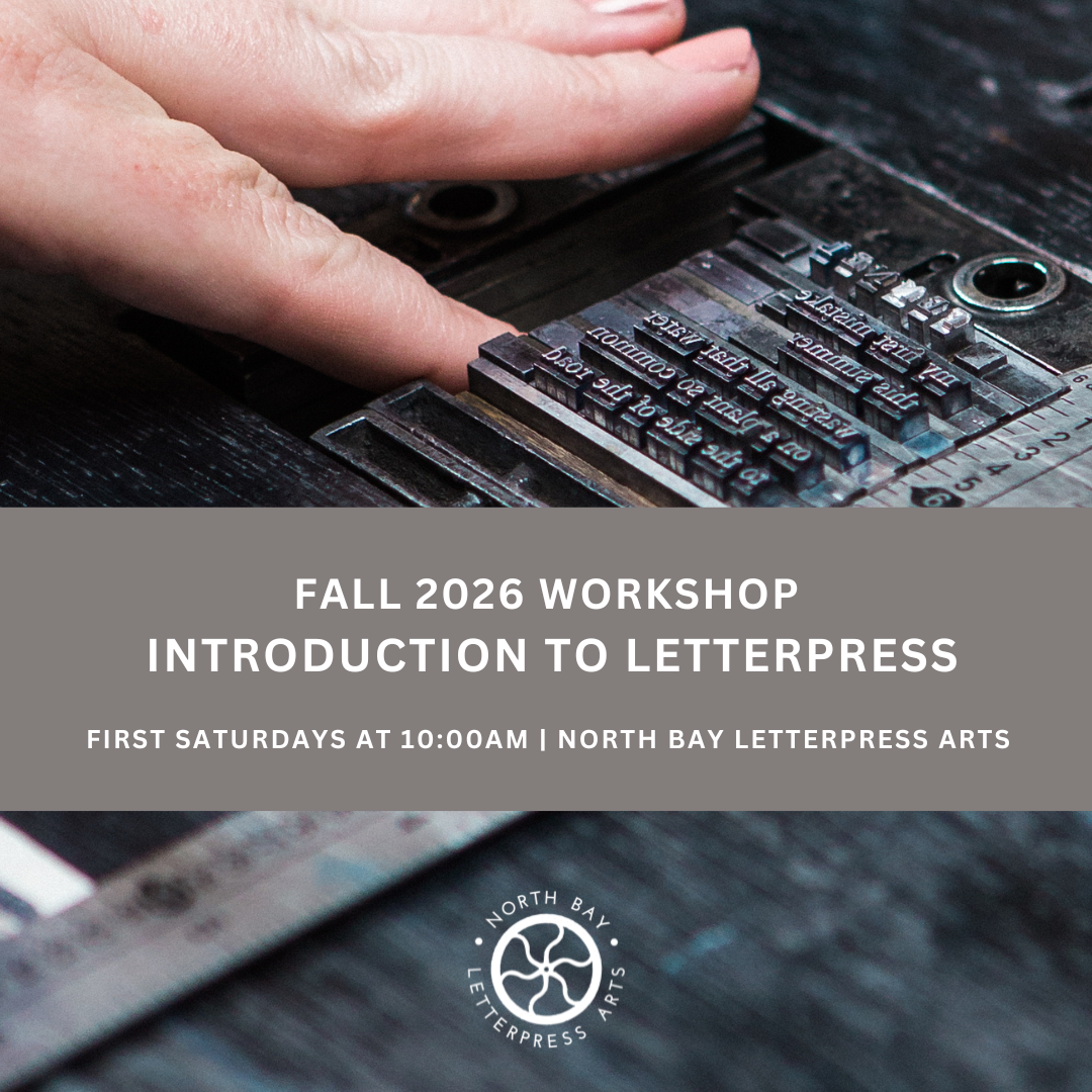 Workshop: Introduction to Letterpress