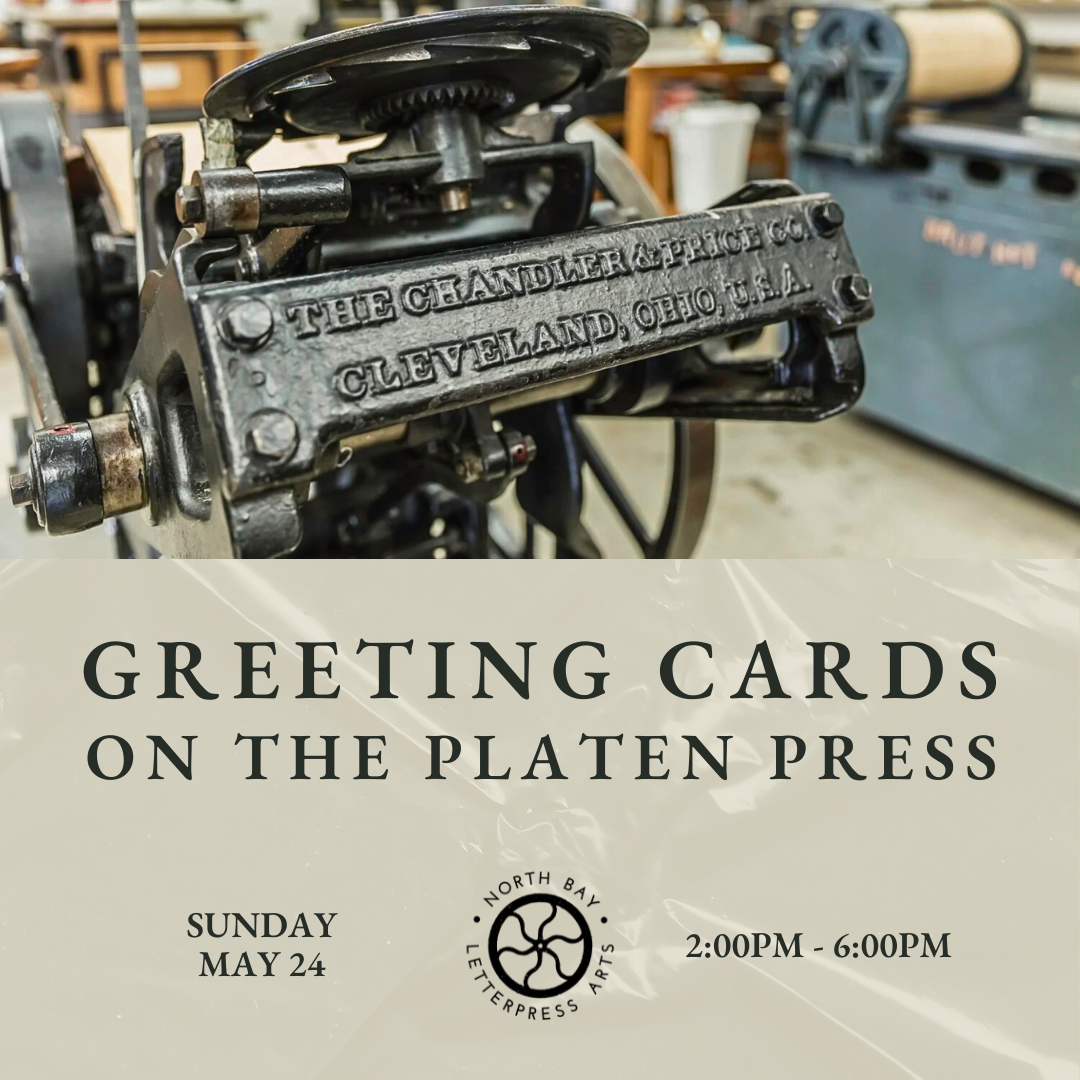 Greeting Cards on the Platen Press