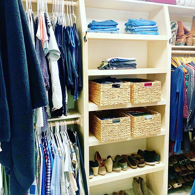 👨👩👧👦With a toddler running around and a baby on the way, this momma doesn’t have the time,or energy, to go digging for clothes. .
We whipped this space in shape AND donated 9 trash bags of clothes! .
Ahhhh....so fresh and so clean, clean! .
Next up- getting the husband to address his side! 😁
.
➡️Swipe to see the BEFORE and check out our story to see the tour! .
.
.
.
#professionalorganizer #homeorganizing #simplifynow #makelifesimple #organizingtips #homeorganizing #declutter #cleartheclutter #tidy #organizedlaundry #organizedhome #professionalorganizer #organizedcloset #organizedmom #organizedfamily #organizedlife #organizingtips #decluttering #clutterfree #houseandhome #getorganized #closetorganization