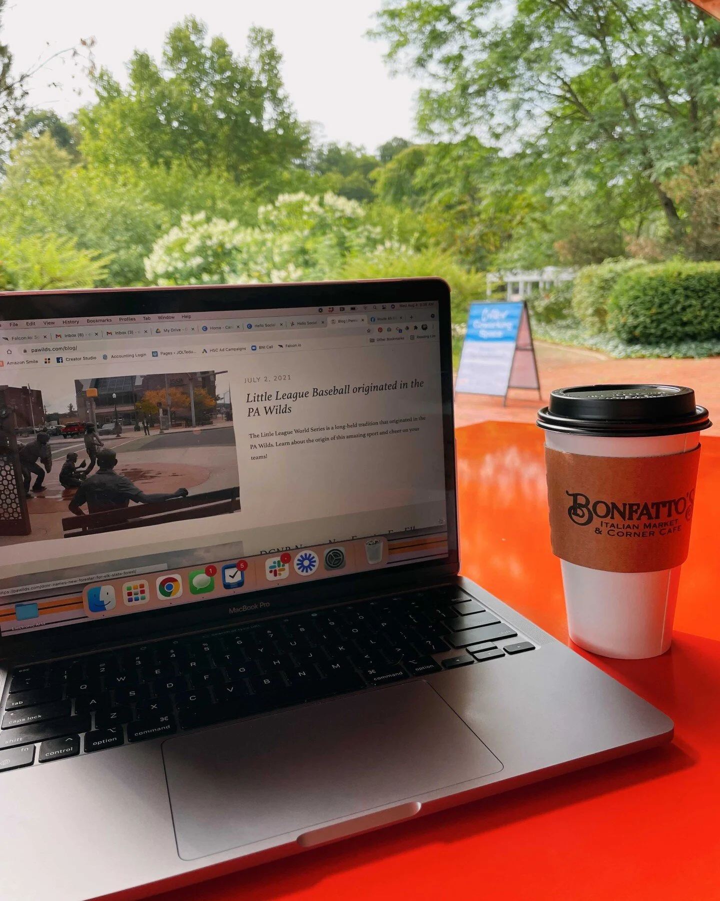 How to take advantage of Bellefonte's Outdoor Coworking
