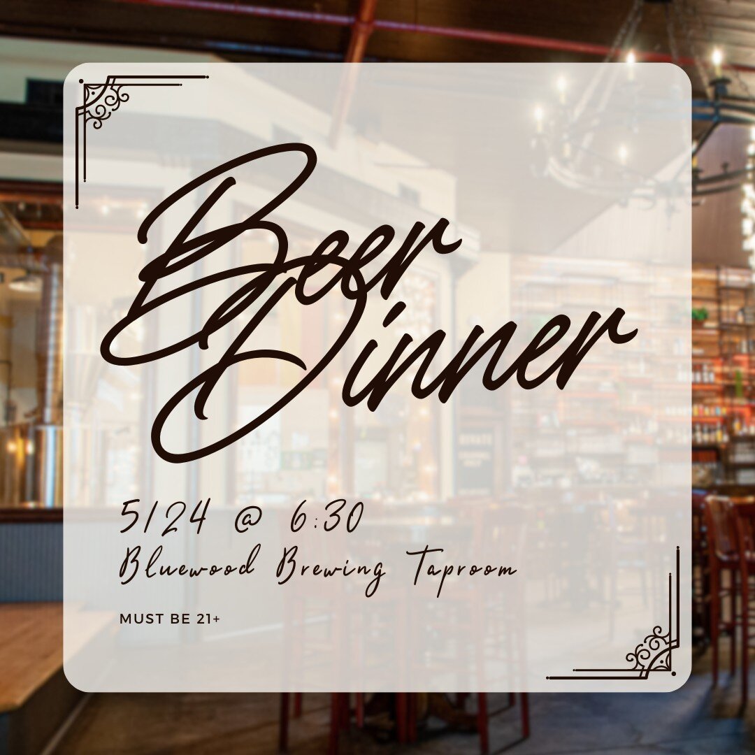 Our first BEER DINNER with @bmcarthurstacoshack is next week!

Tickets include four courses, each paired with a different Bluewood beer. Chef Ben has put together an amazing menu to pair with our beers. More information and tickets are available via 