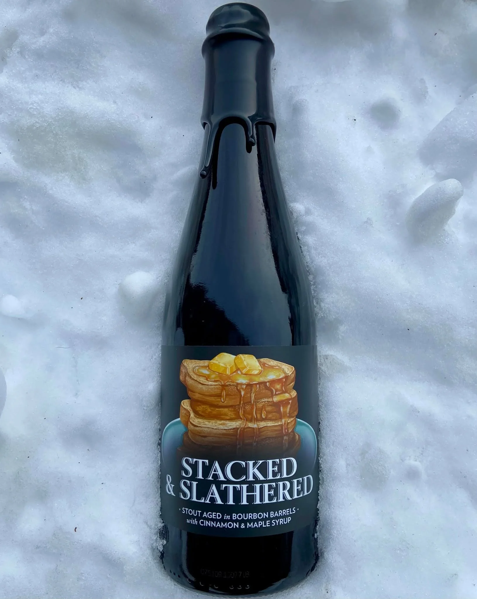 ❄ STACKED &amp; SLATHERED '26 ❄

You know what pairs well with all this snow? A Barrel Aged stout to help keep you warm. This is basically French Toast in a bottle. Delish!

Introducing our BA Stacked &amp; Slathered 2026 - aged in Buffalo Trace barr