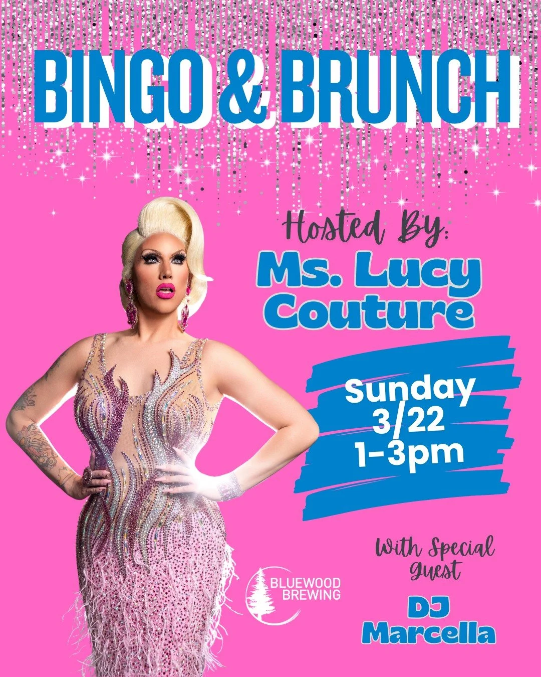 ✨ DRAG BINGO &amp; BRUNCH ✨

📆 Sunday 3/22 1-3pm

🎤 Calling all Bingo fans for a special BIRTHDAY edition of our monthly Drag Bingo &amp; Brunch. Come out and help celebrate our lovely hostess @mslucycouture's birthday -  let's make it her best bir
