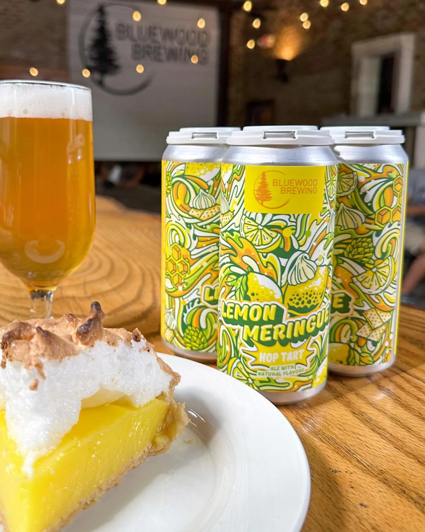 🍋 LEMON MERINGUE HOP TART 🍋

Welcome back Lemon Meringue Hop Tart! This beer is lemon forward, with notes of honey, vanilla, &amp; graham crackers - all combining to create the perfect sour Lemon Meringue pie in a glass! 

🍋 Available now on draft