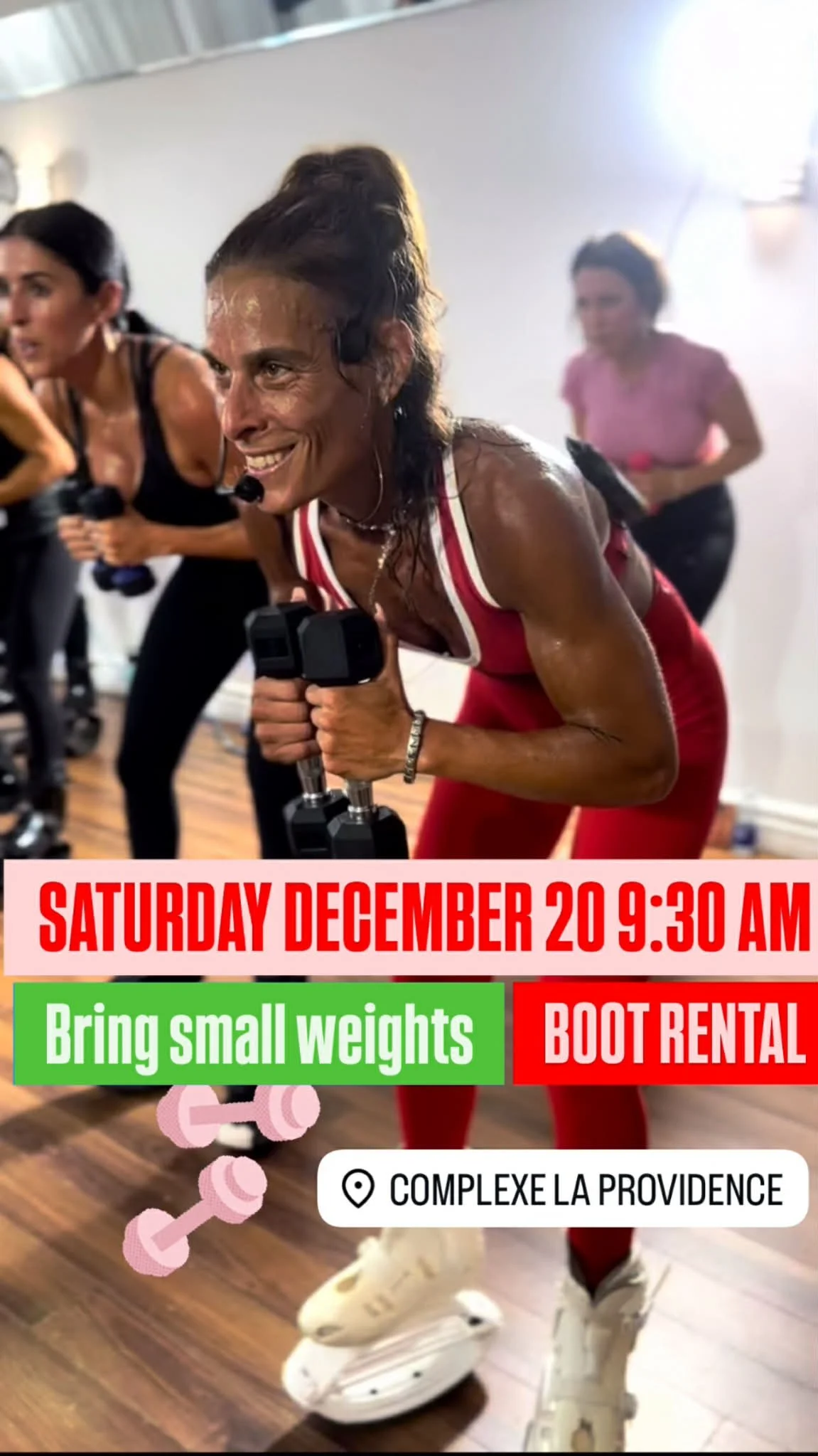 SATURDAY DECEMBER 20  (*BOOT RENTAL)