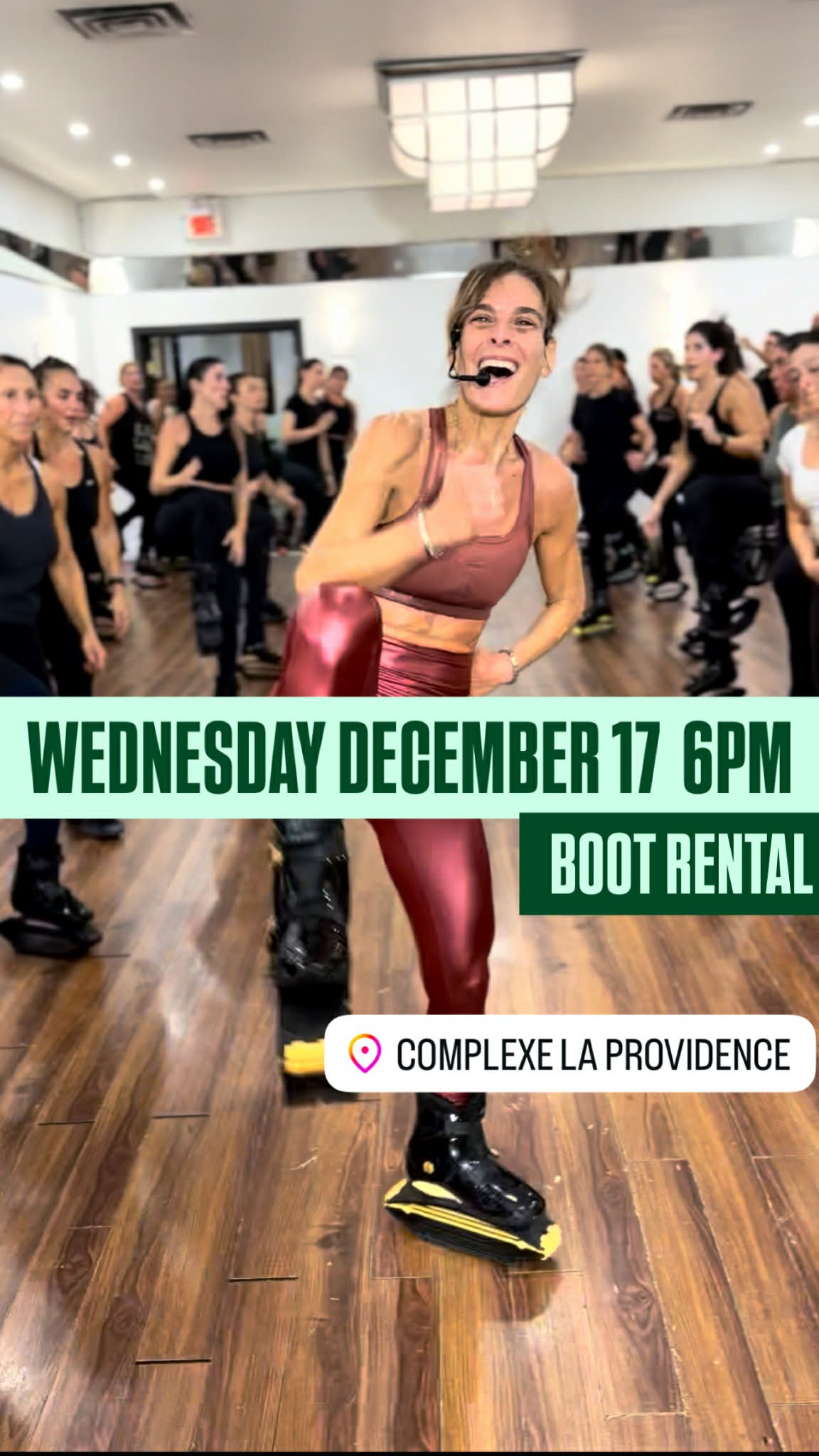 WEDNESDAY DECEMBER 17  (*BOOT RENTAL)