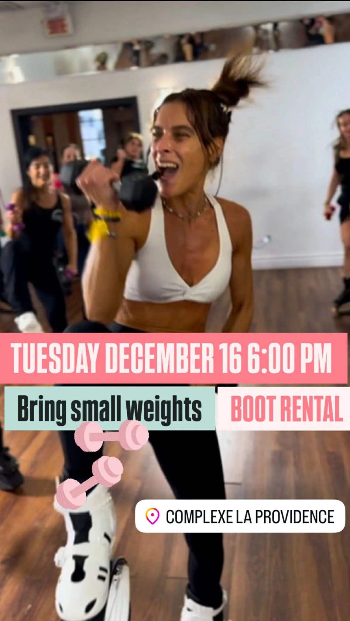 TUESDAY DECEMBER 16 (*BOOT RENTAL)