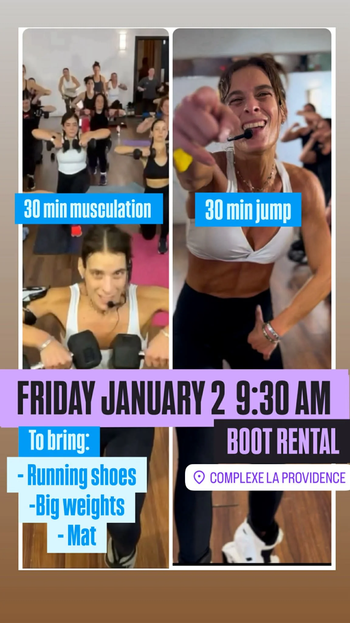 FRIDAY JANUARY 2 (*BOOT RENTAL)