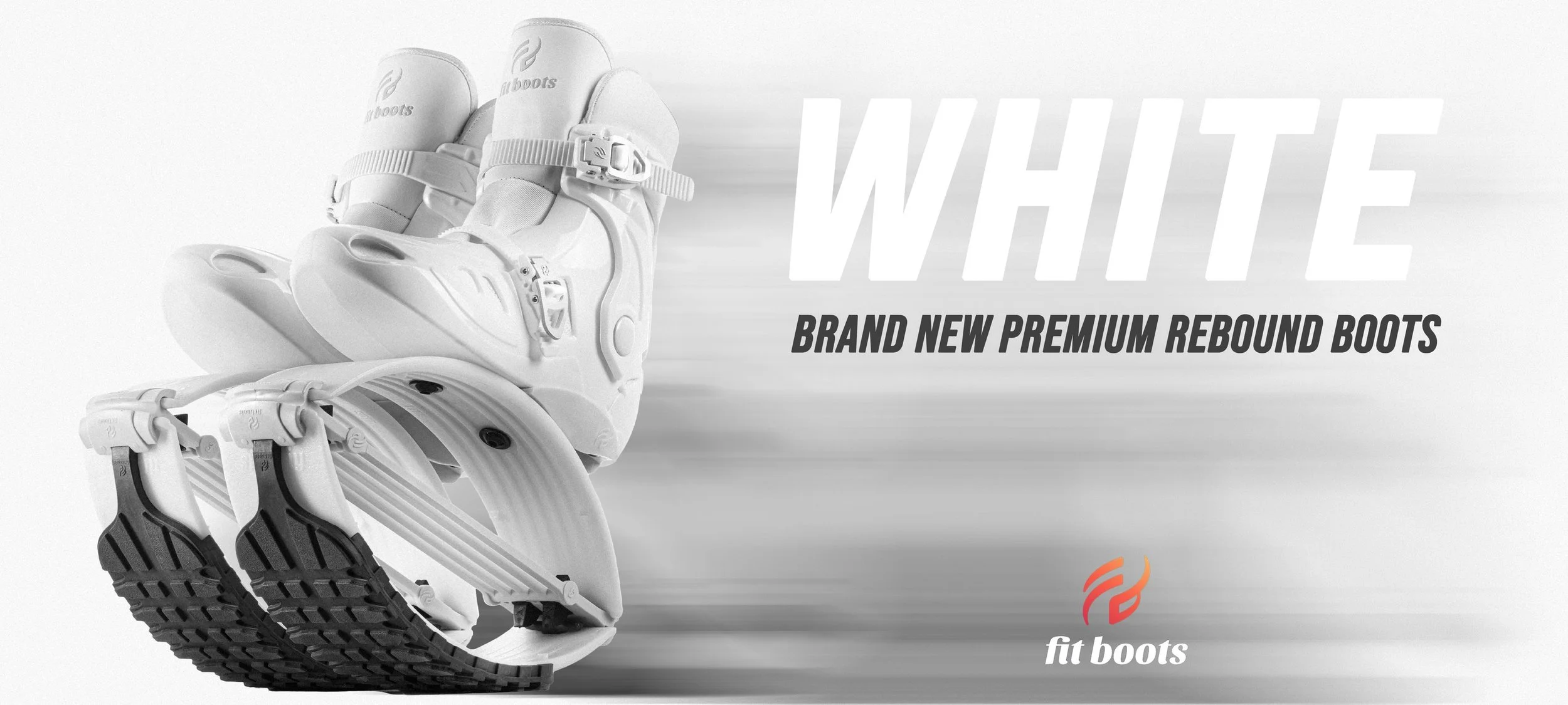 WHITE BRAND NEW PREMIUM REBOUND BOOTS