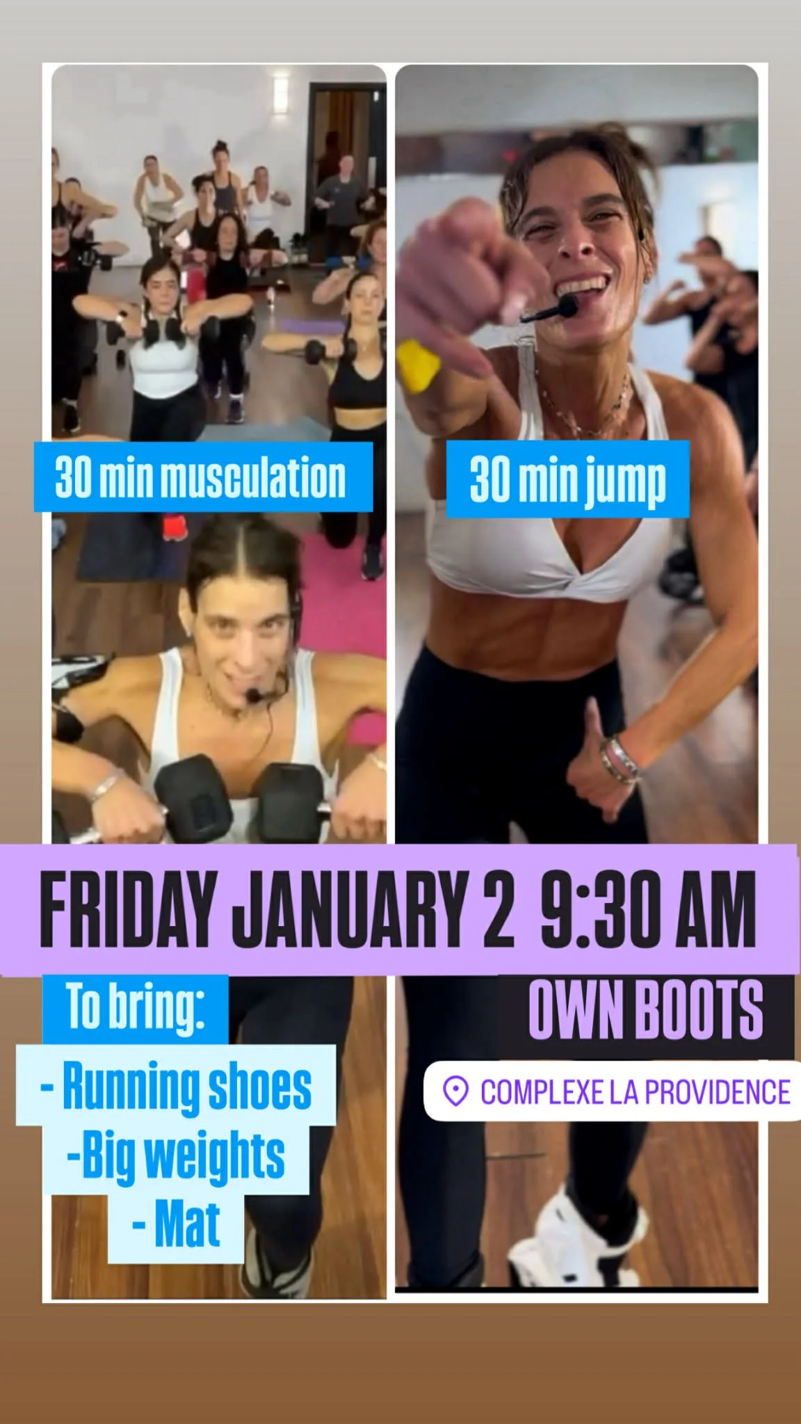 FRIDAY  JANUARY 2 (OWN BOOTS)