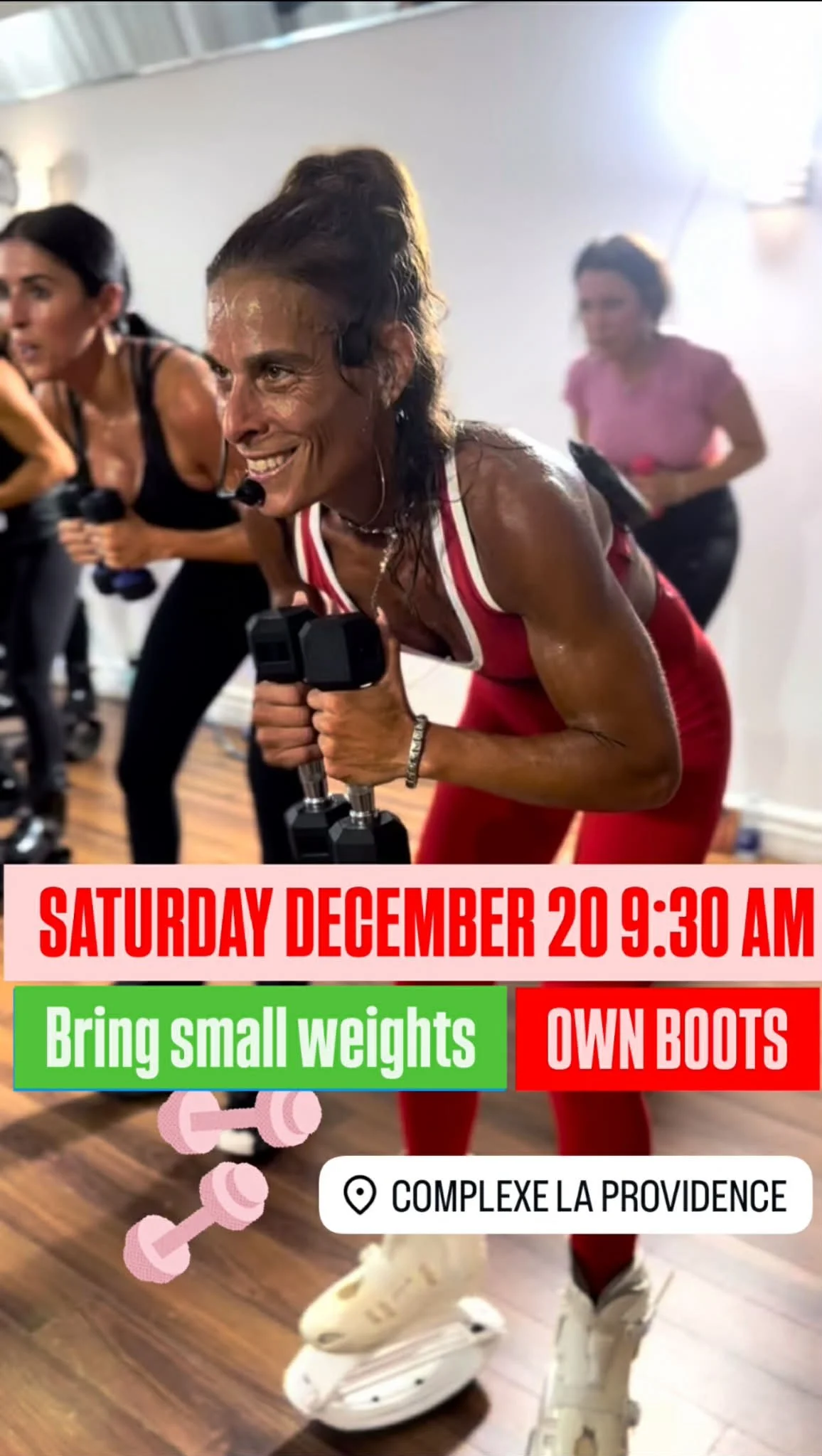 SATURDAY DECEMBER 20 (OWN BOOTS)