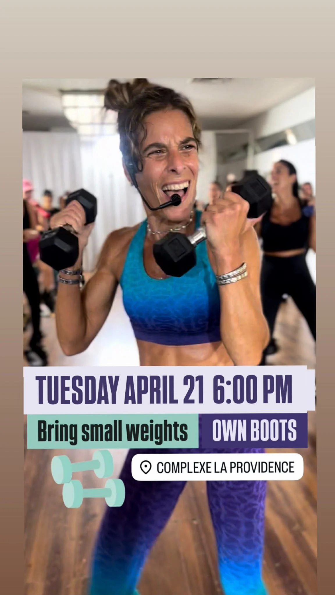 TUESDAY APRIL 21 (OWN BOOTS)