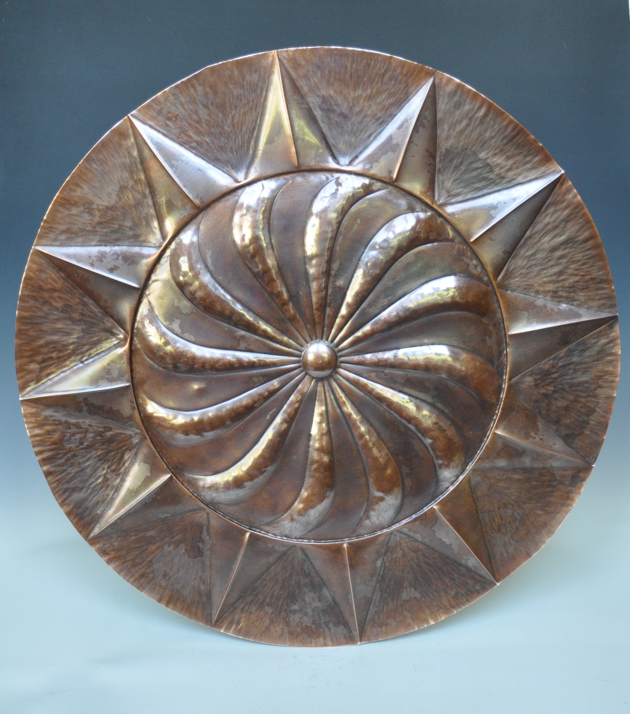 Spiraling Sun Platter - 24"