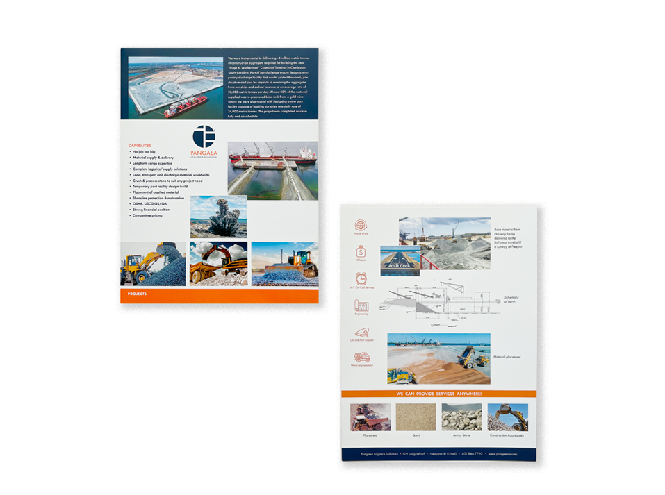 Capabilities & Projects Sell Sheet -Pangaea Logistics Solutions