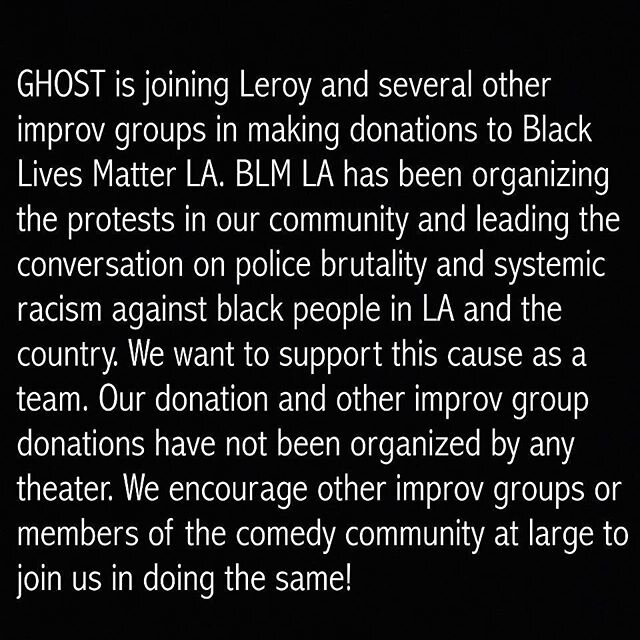 #improvisersforblm