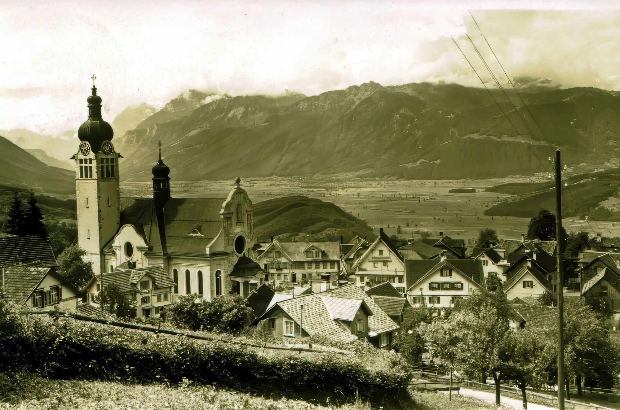 Rieden - Village with church