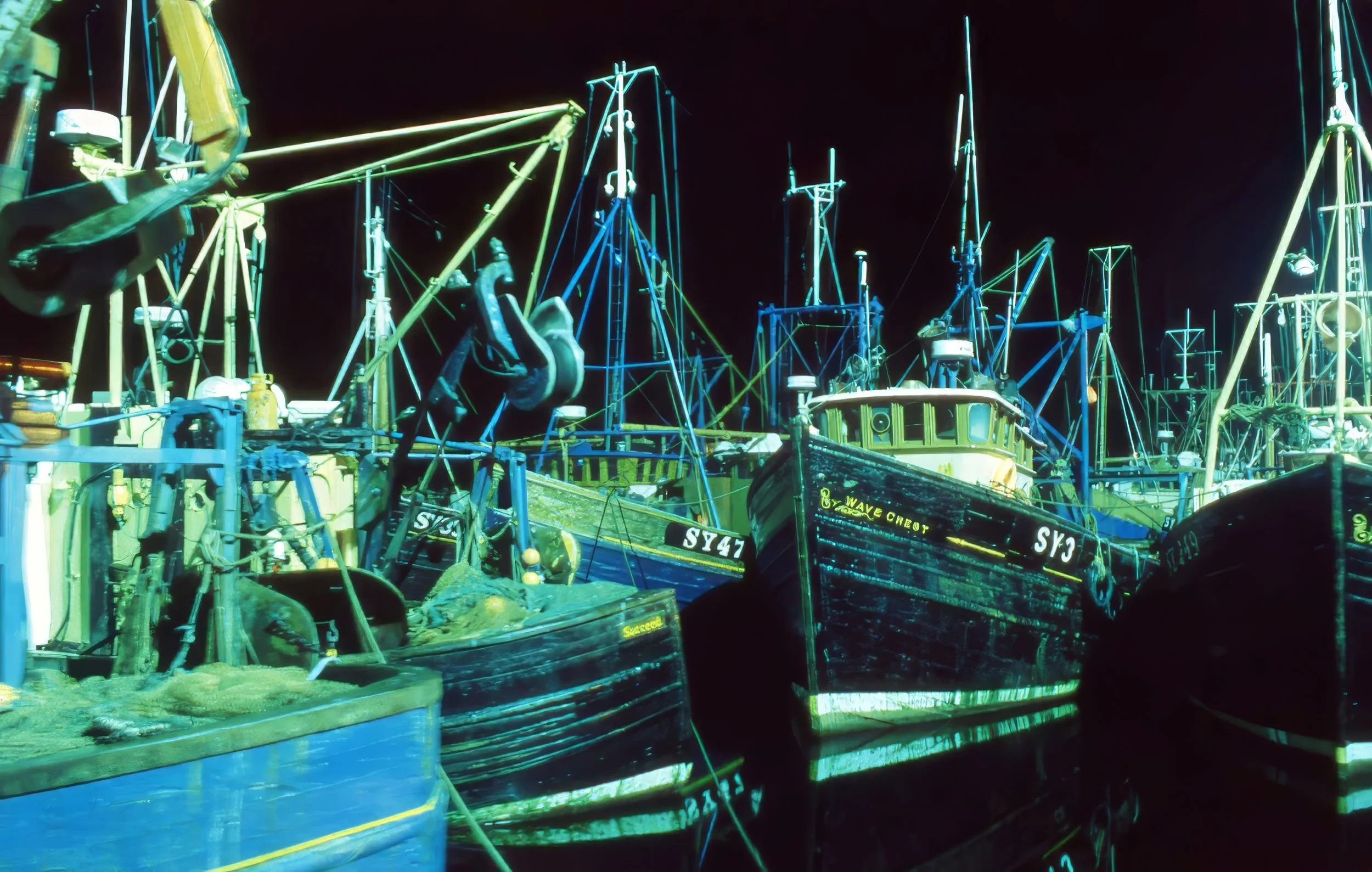 Fishing Boats by Night
