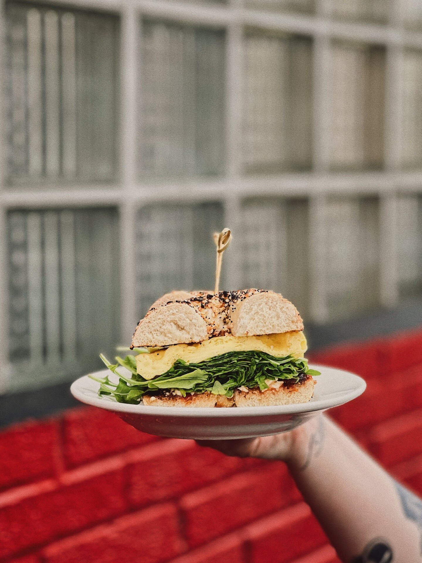 Have you tried the Tomato Jam &amp; Egg sandwich?
&bull;
This tasty spring addition features our house made tomato jam with feta, arugula, and a fluffy egg, topped with a balsamic reduction 🍅
&bull;
We&rsquo;re here every day from 8-6! 
📷 @emmacolw