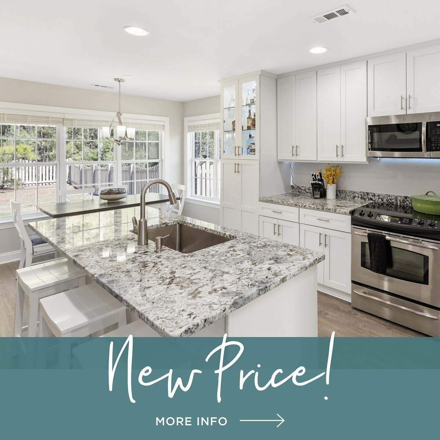 Incredible price reduction on this amazing Brunswick Forest home! Check it out and contact us for more details #brunswickforestrealestate #brunswickforest #capefearnational #leland