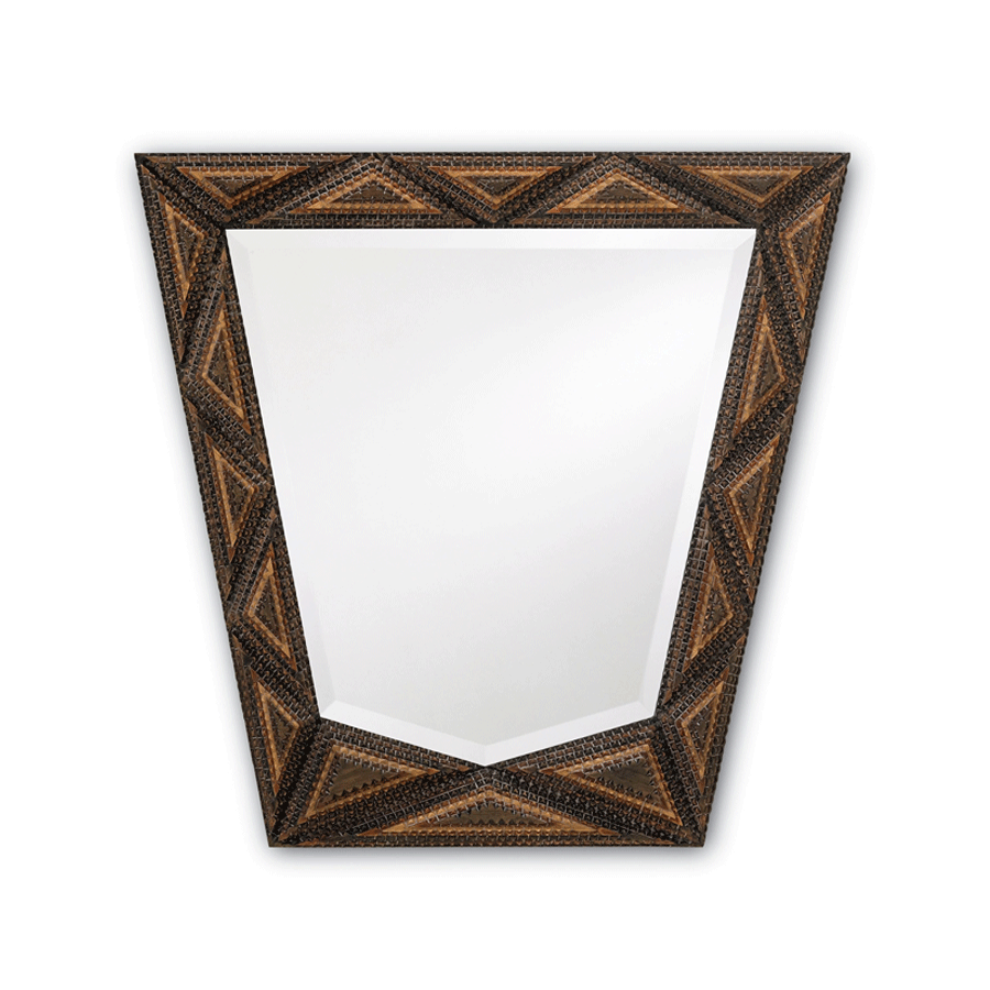 Tramp Art Mirror, large