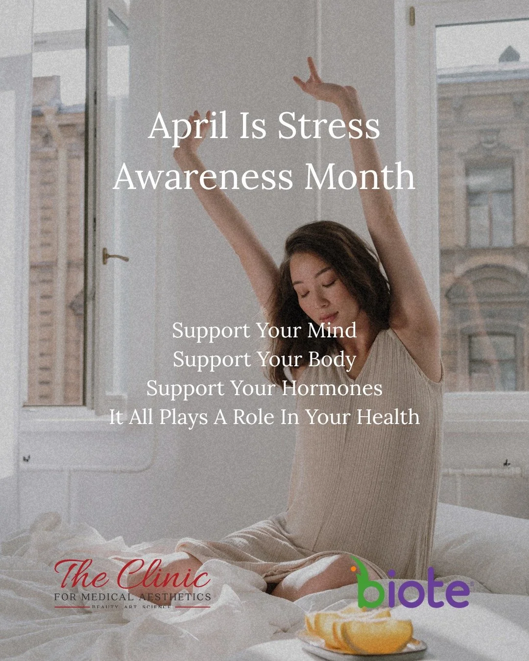 Feeling tired, overwhelmed, or just off lately? 😢

It might be stress... and that can affect more than your mood, like impacting your sleep, your energy, and your overall wellness.

This April, we&rsquo;re focusing on simple ways to support stress b