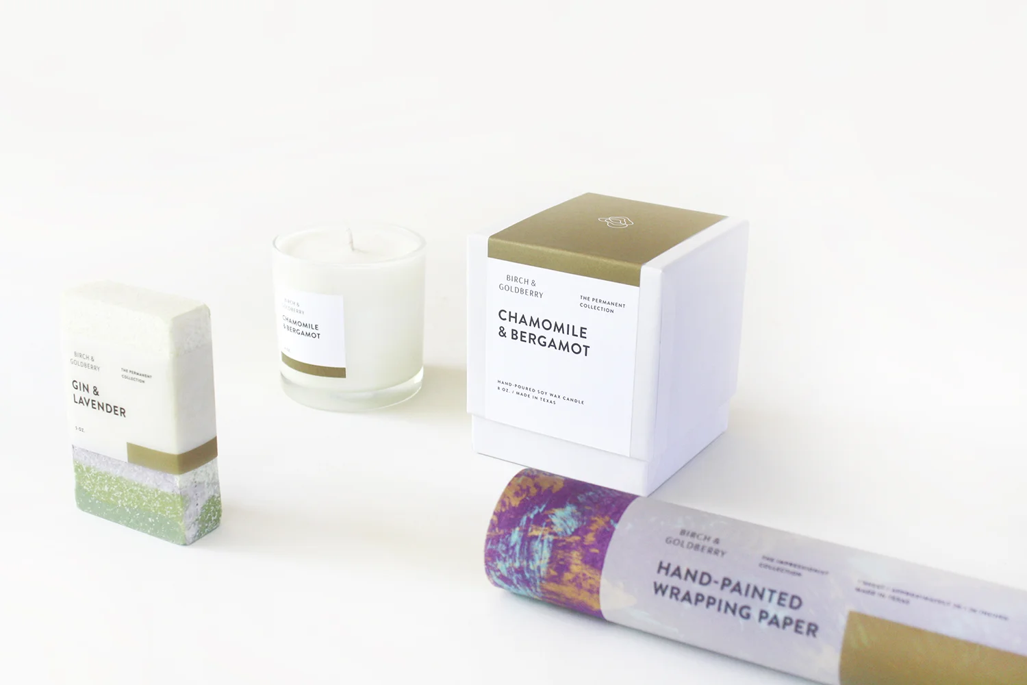 Birch & Goldberry Identity & Packaging