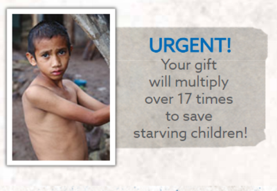 Is it appropriate to make poverty merely survivable, when you can actually make it escapable? (Photo from www.foodforthepoor.org.)