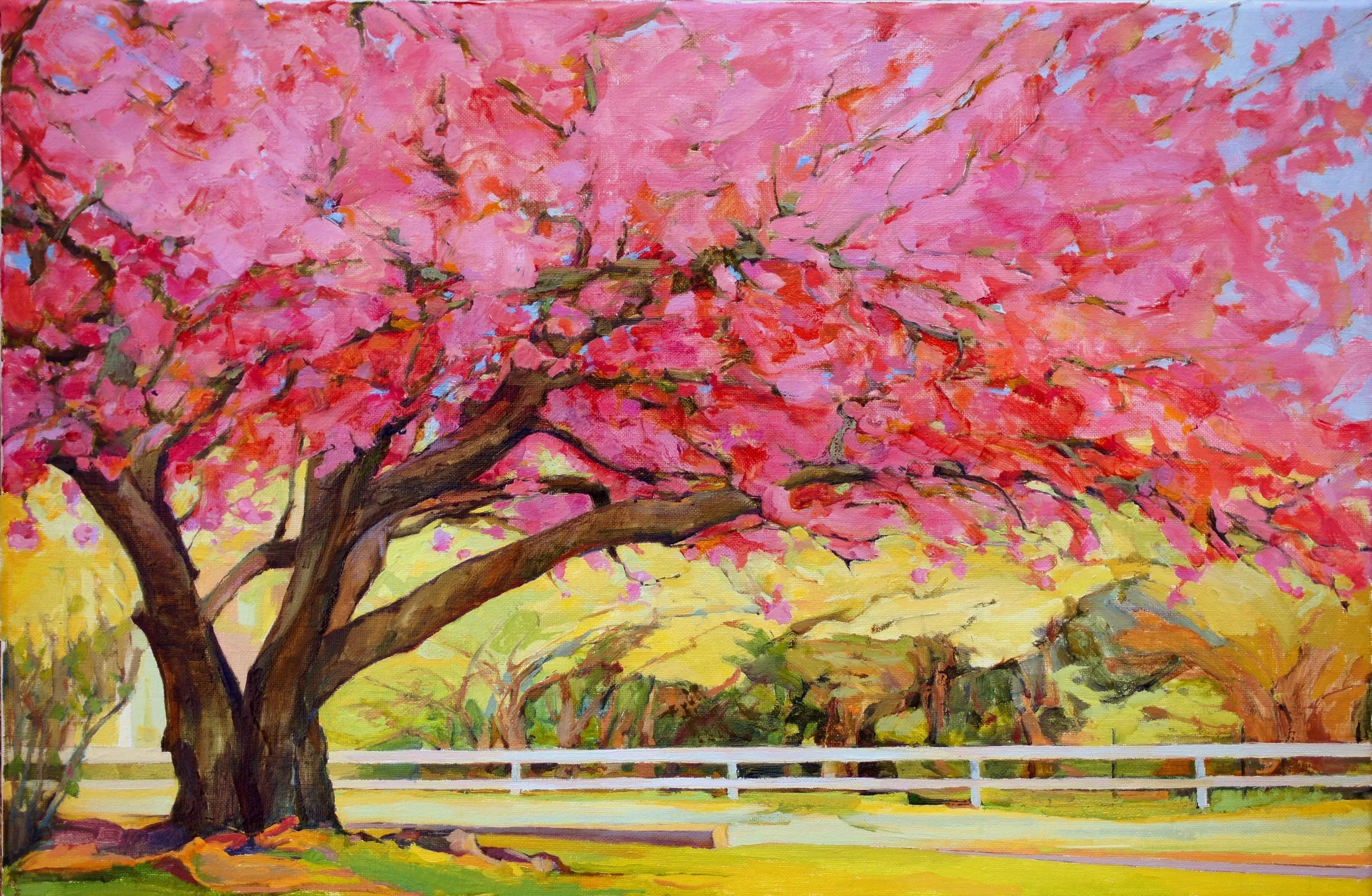 Big 'Ol Cherry Tree, 14x21