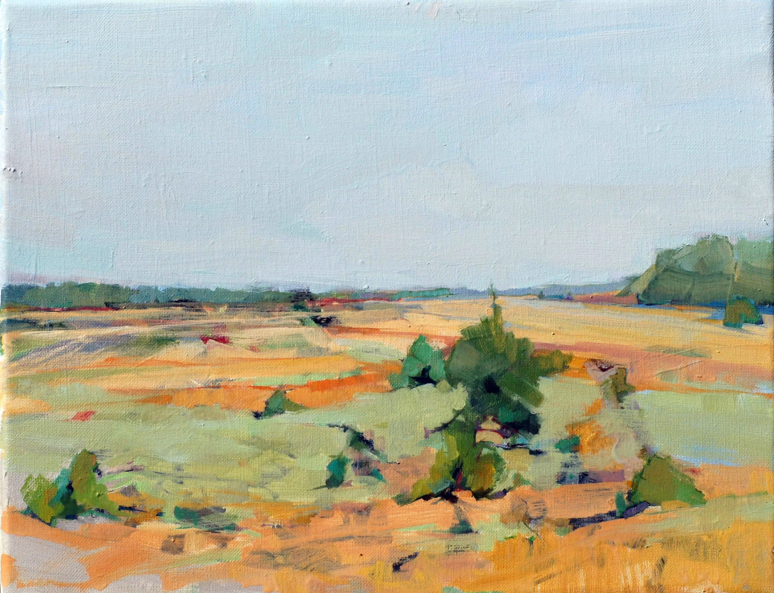 Hot Day in an Open Field. 11x14