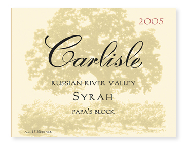 Russian River Valley "Papa's Block" Syrah