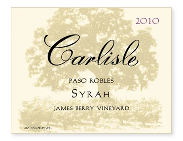 Paso Robles "James Berry Vineyard" Syrah