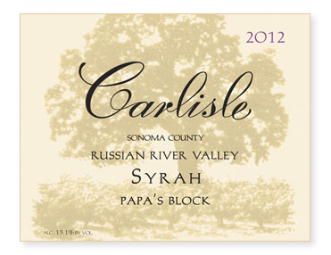 Russian River Valley "Papa's Block" Syrah