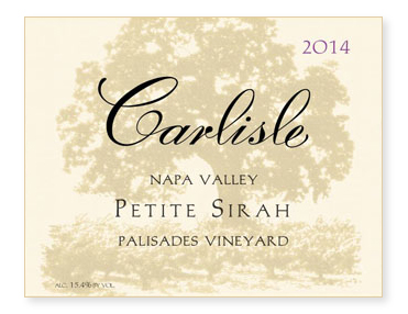 Napa Valley "Palisades Vineyard" Petite Sirah