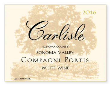 Sonoma Valley "Compagni Portis" White Wine