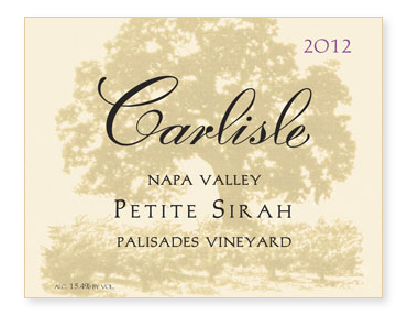 Napa Valley "Palisades Vineyard" Petite Sirah