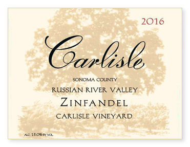 Russian River Valley "Carlisle Vineyard" Zinfandel