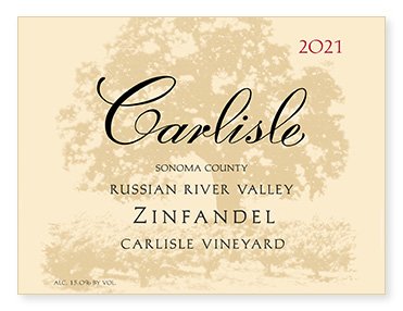 Russian River Valley "Carlisle Vineyard" Zinfandel