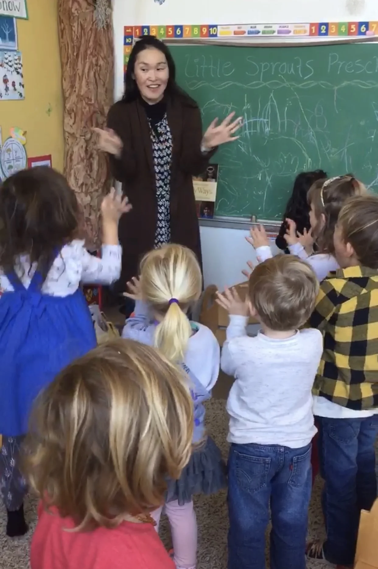January Japanese Class at Preschool 幼稚園で日本語クラス