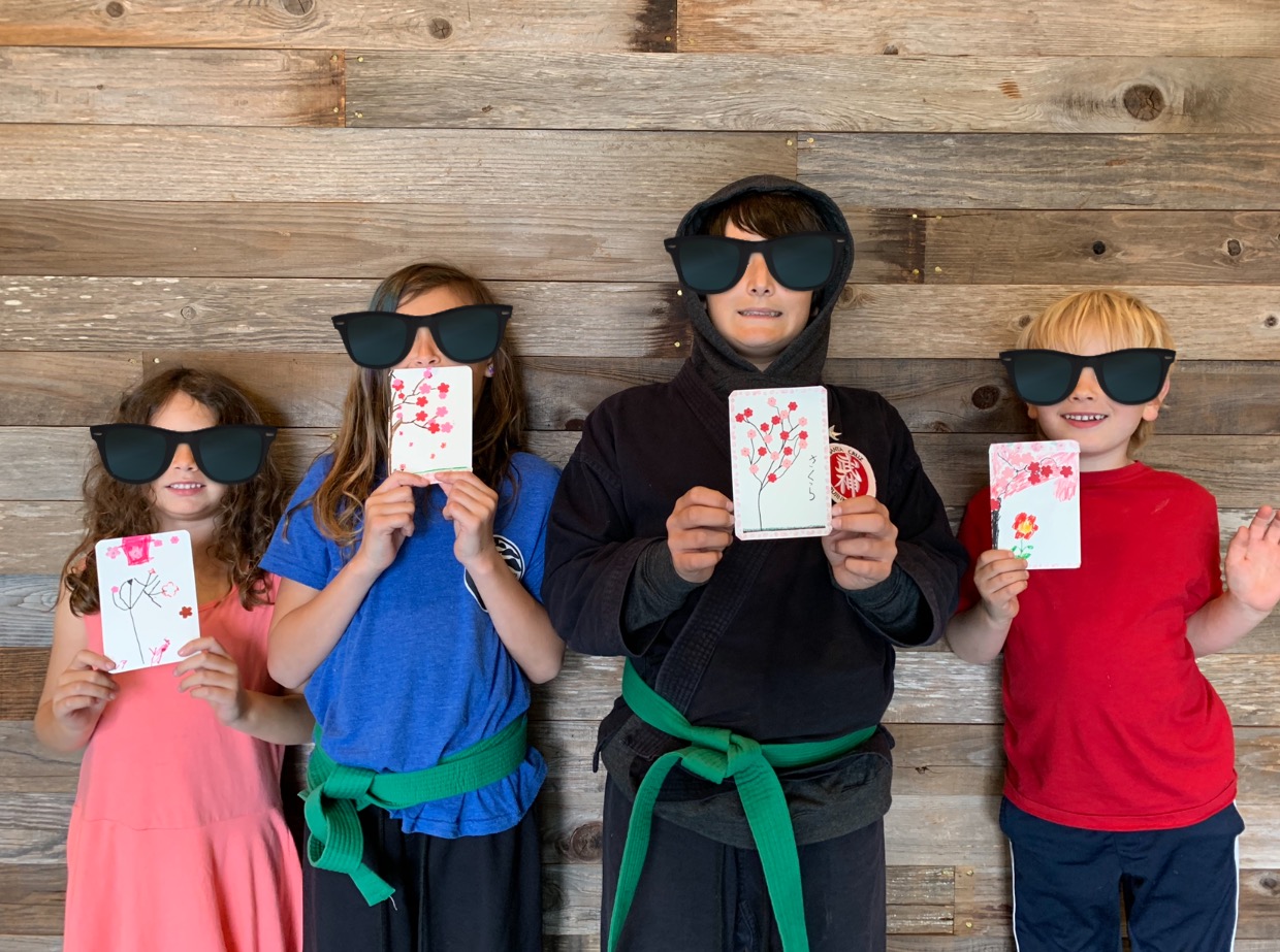 Sakura Craft with Children 子供達と桜クラフト