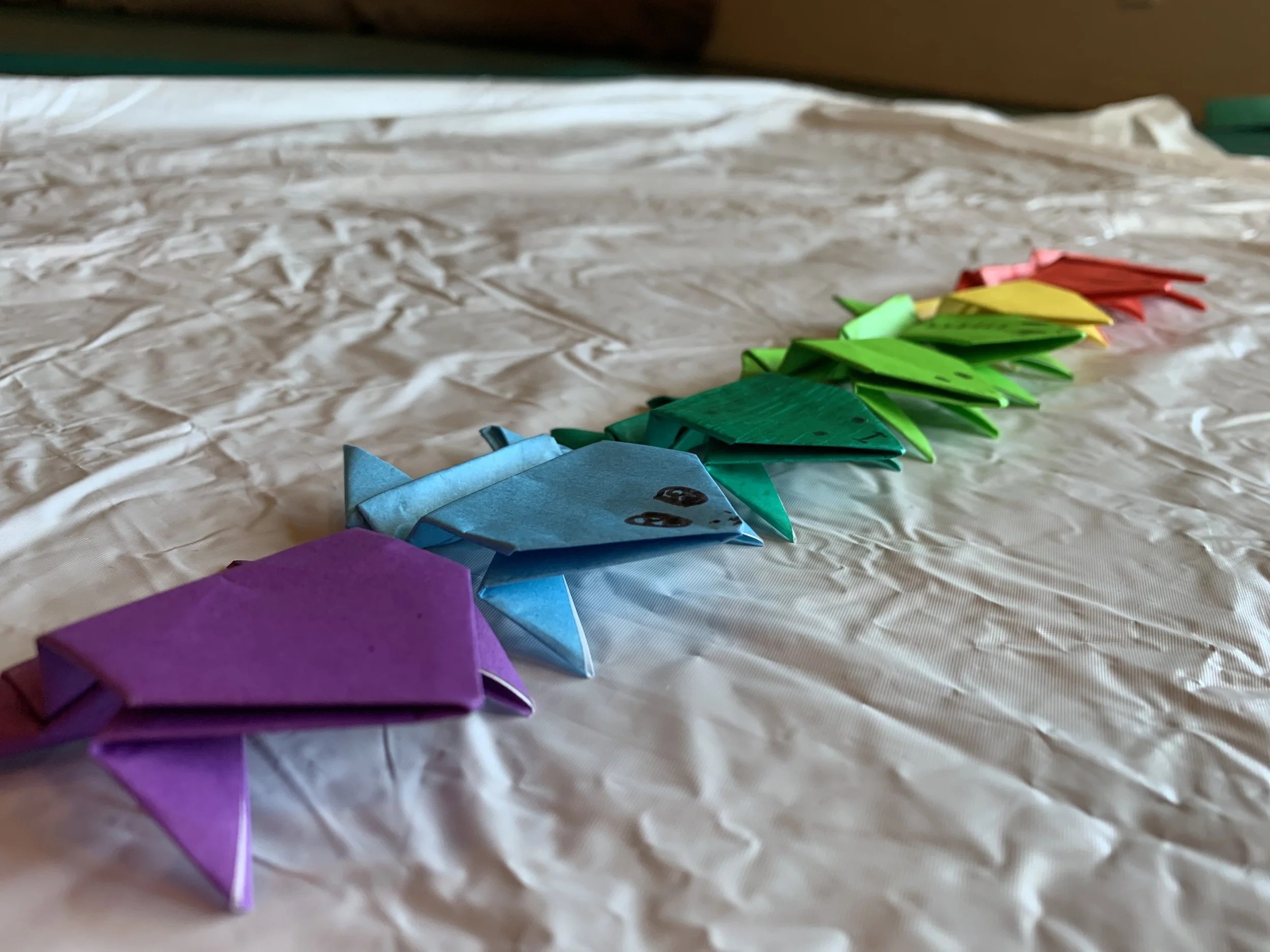 Origami Frogs 折り紙でカエル