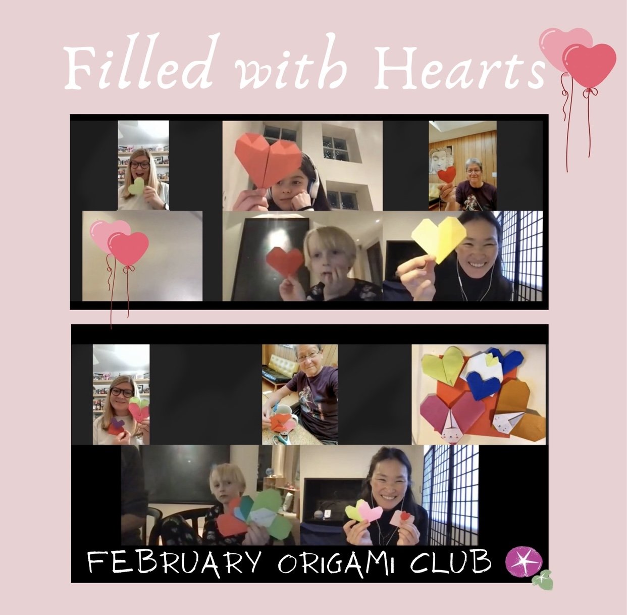 February Origami Club   2月の折り紙クラブ