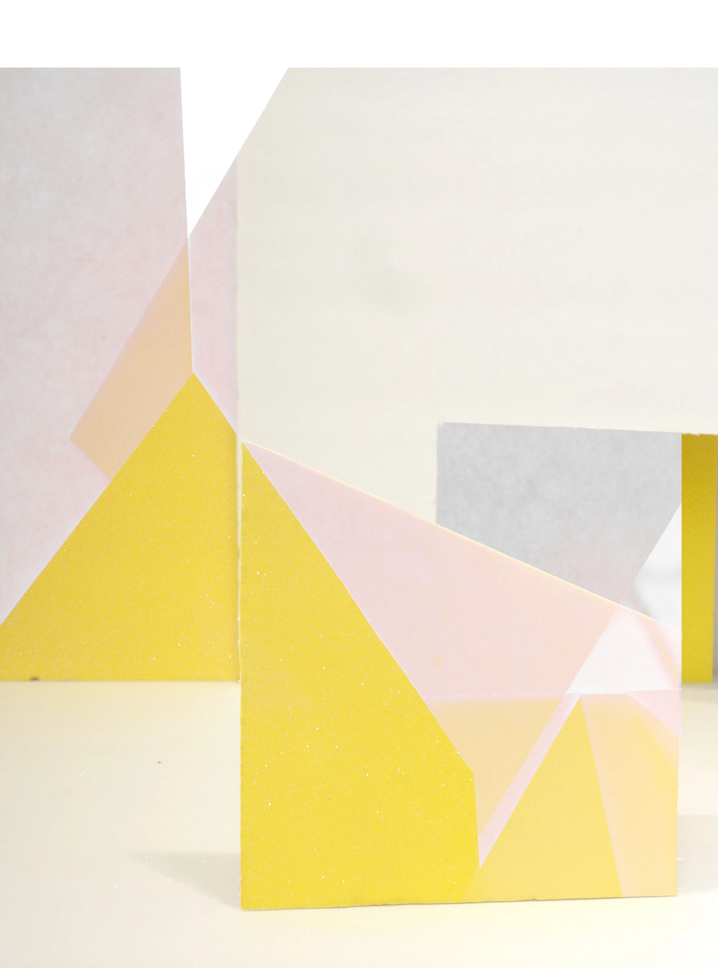 Yellow, Yellow, Gray Archival inkjet print 5 1/2" x 7" 2016